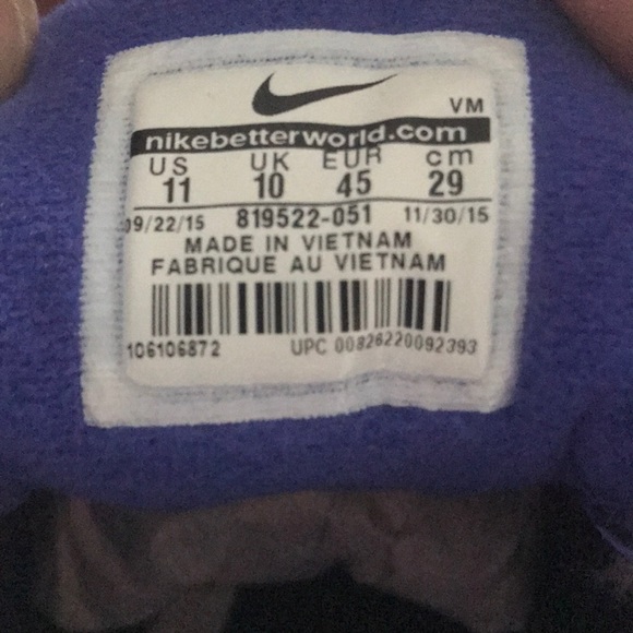 BNIB NIKE AIR MAX BW OG PERSIAN VIOLET (2016) US11 - Picture 6 of 8